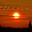 17 Werner Rudolf Sonnenuntergang über Ilvesheim